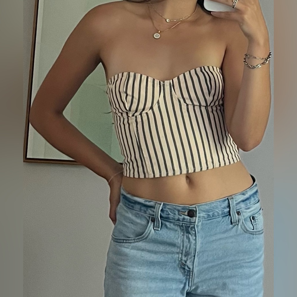 NAKD striped tube top